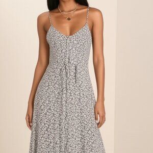 Floral Spaghetti Strap Dress
